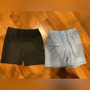 Kids Black and Gray Shorts Set